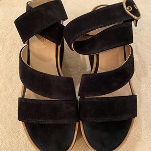 275CENTRAL Suede Wedge Sandal